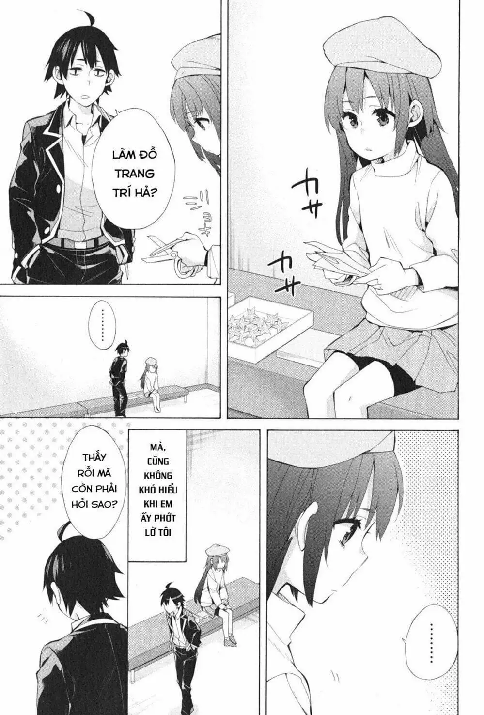 Truyện Tranh Chuyện Tình Thanh Xuân Bi Hài Của Tôi Quả Nhiên Là Sai Lầm - Oregairu trang 6