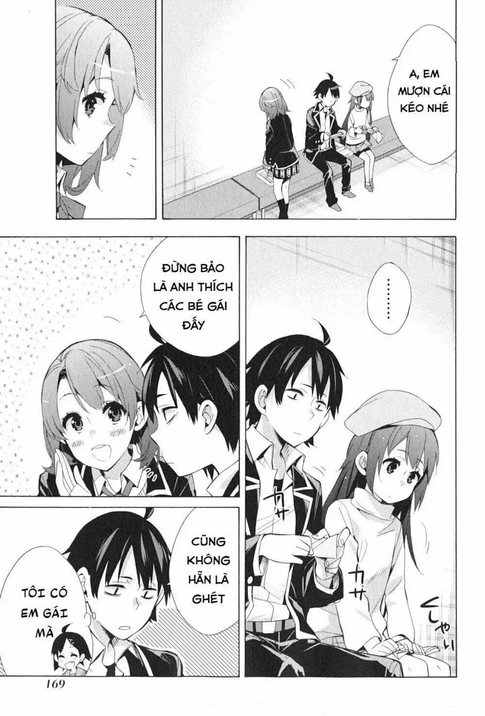 Truyện Tranh Chuyện Tình Thanh Xuân Bi Hài Của Tôi Quả Nhiên Là Sai Lầm - Oregairu trang 6