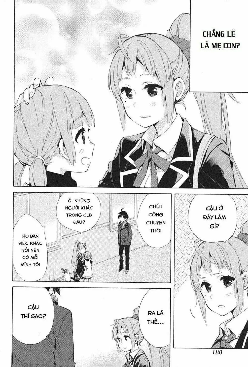 Truyện Tranh Chuyện Tình Thanh Xuân Bi Hài Của Tôi Quả Nhiên Là Sai Lầm - Oregairu trang 6