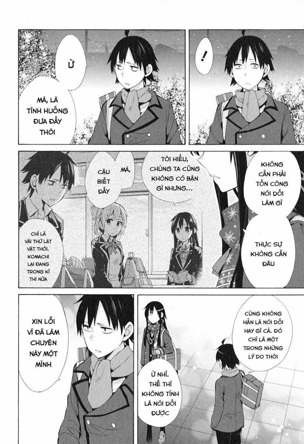 Truyện Tranh Chuyện Tình Thanh Xuân Bi Hài Của Tôi Quả Nhiên Là Sai Lầm - Oregairu trang 6