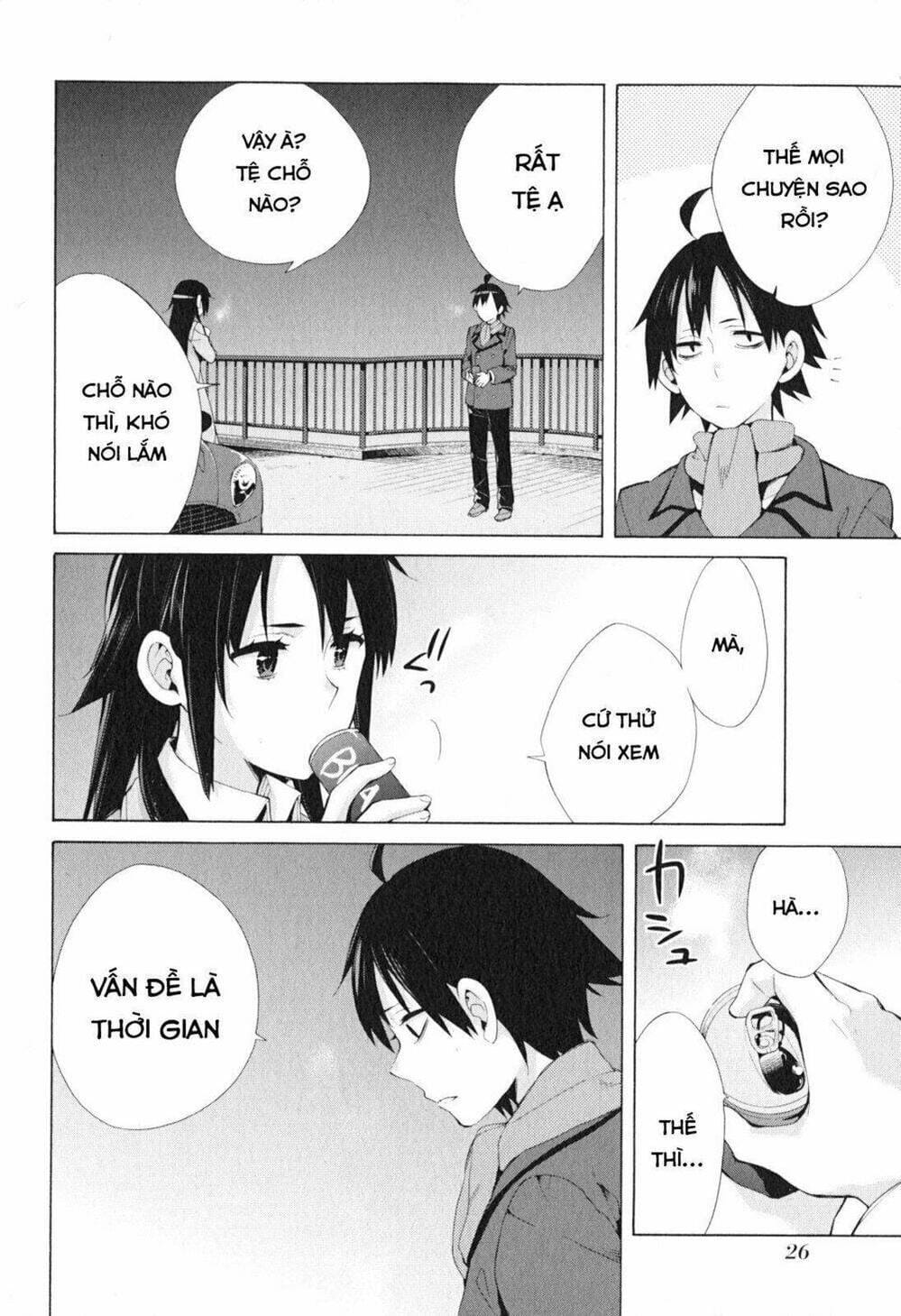 Truyện Tranh Chuyện Tình Thanh Xuân Bi Hài Của Tôi Quả Nhiên Là Sai Lầm - Oregairu trang 6