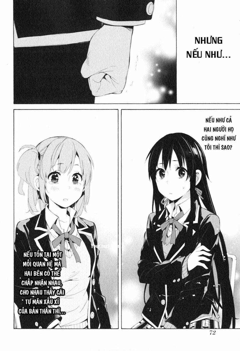 Truyện Tranh Chuyện Tình Thanh Xuân Bi Hài Của Tôi Quả Nhiên Là Sai Lầm - Oregairu trang 6