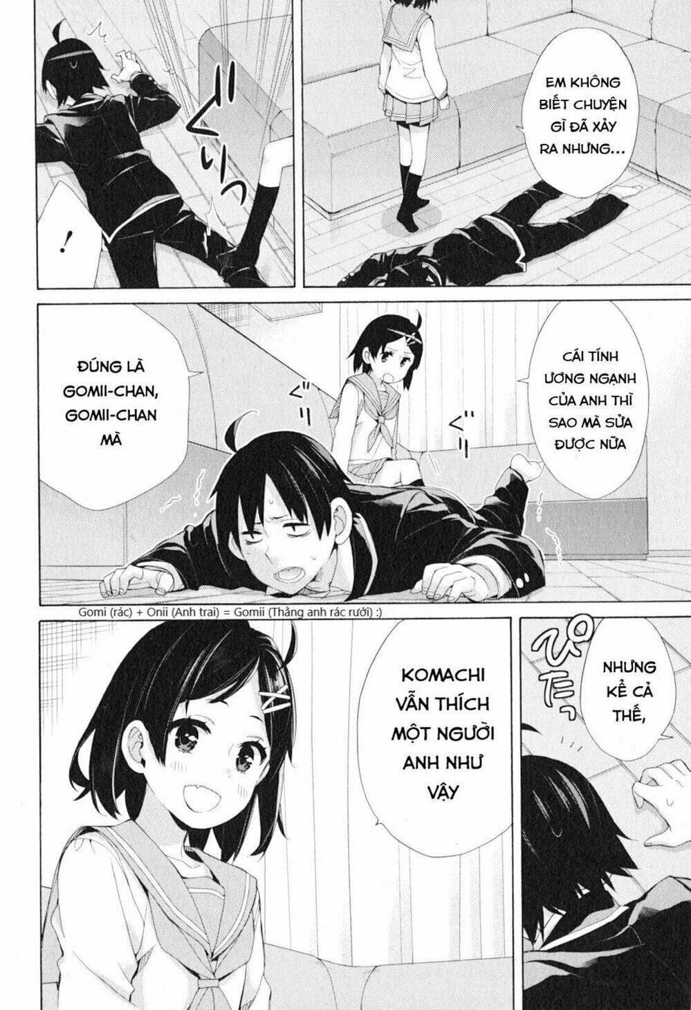 Truyện Tranh Chuyện Tình Thanh Xuân Bi Hài Của Tôi Quả Nhiên Là Sai Lầm - Oregairu trang 6