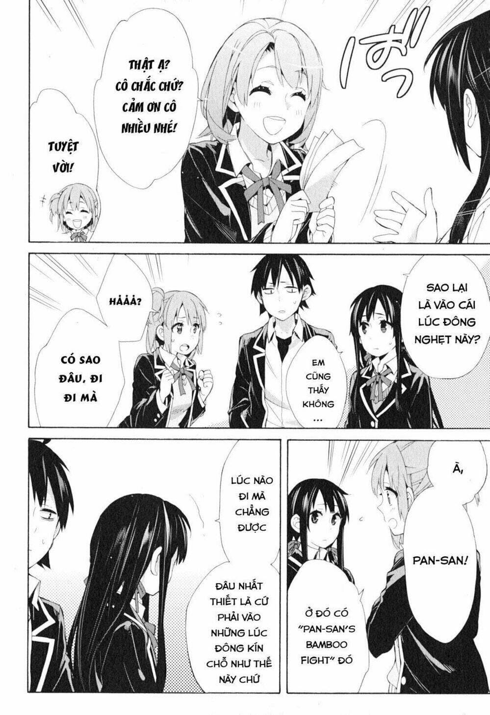 Truyện Tranh Chuyện Tình Thanh Xuân Bi Hài Của Tôi Quả Nhiên Là Sai Lầm - Oregairu trang 6