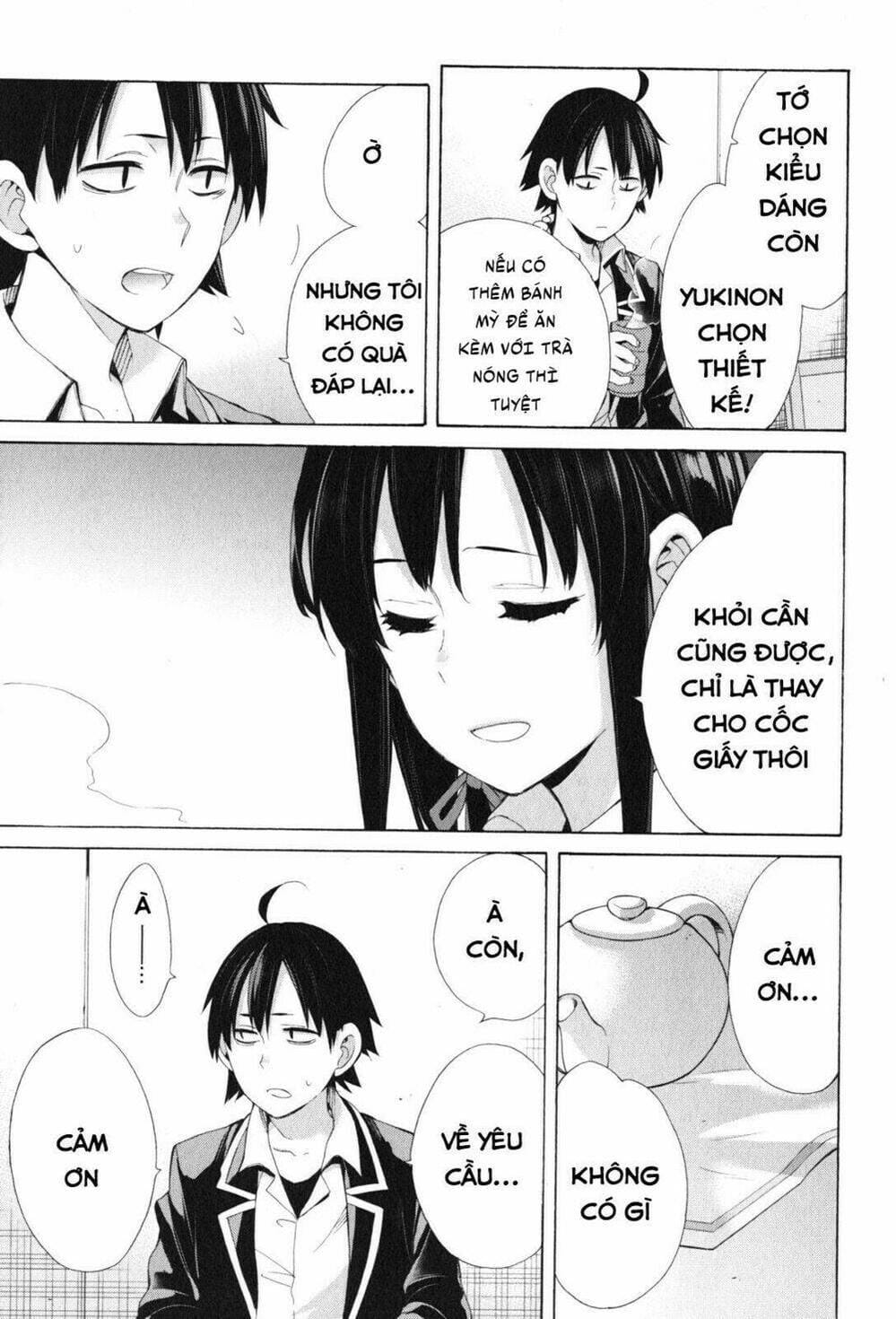 Truyện Tranh Chuyện Tình Thanh Xuân Bi Hài Của Tôi Quả Nhiên Là Sai Lầm - Oregairu trang 6