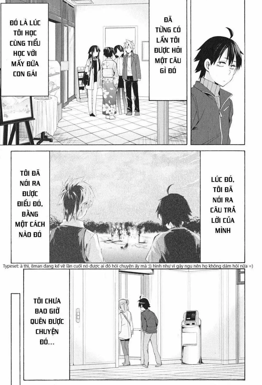Truyện Tranh Chuyện Tình Thanh Xuân Bi Hài Của Tôi Quả Nhiên Là Sai Lầm - Oregairu trang 6