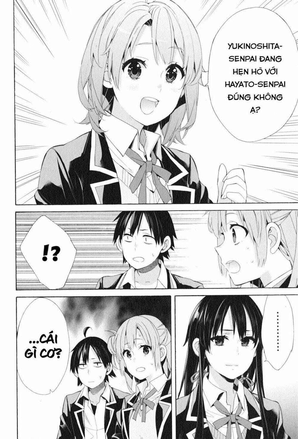 Truyện Tranh Chuyện Tình Thanh Xuân Bi Hài Của Tôi Quả Nhiên Là Sai Lầm - Oregairu trang 6