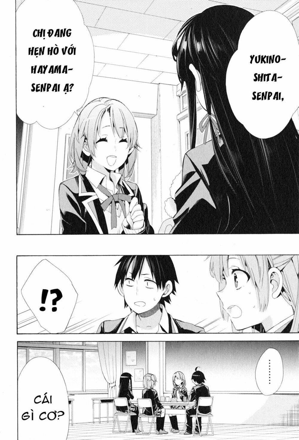 Truyện Tranh Chuyện Tình Thanh Xuân Bi Hài Của Tôi Quả Nhiên Là Sai Lầm - Oregairu trang 6