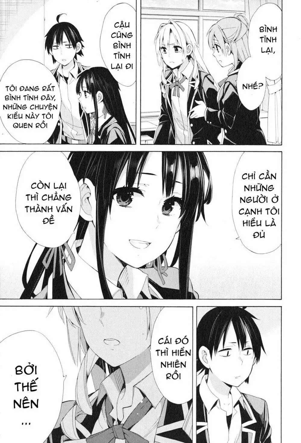 Truyện Tranh Chuyện Tình Thanh Xuân Bi Hài Của Tôi Quả Nhiên Là Sai Lầm - Oregairu trang 6