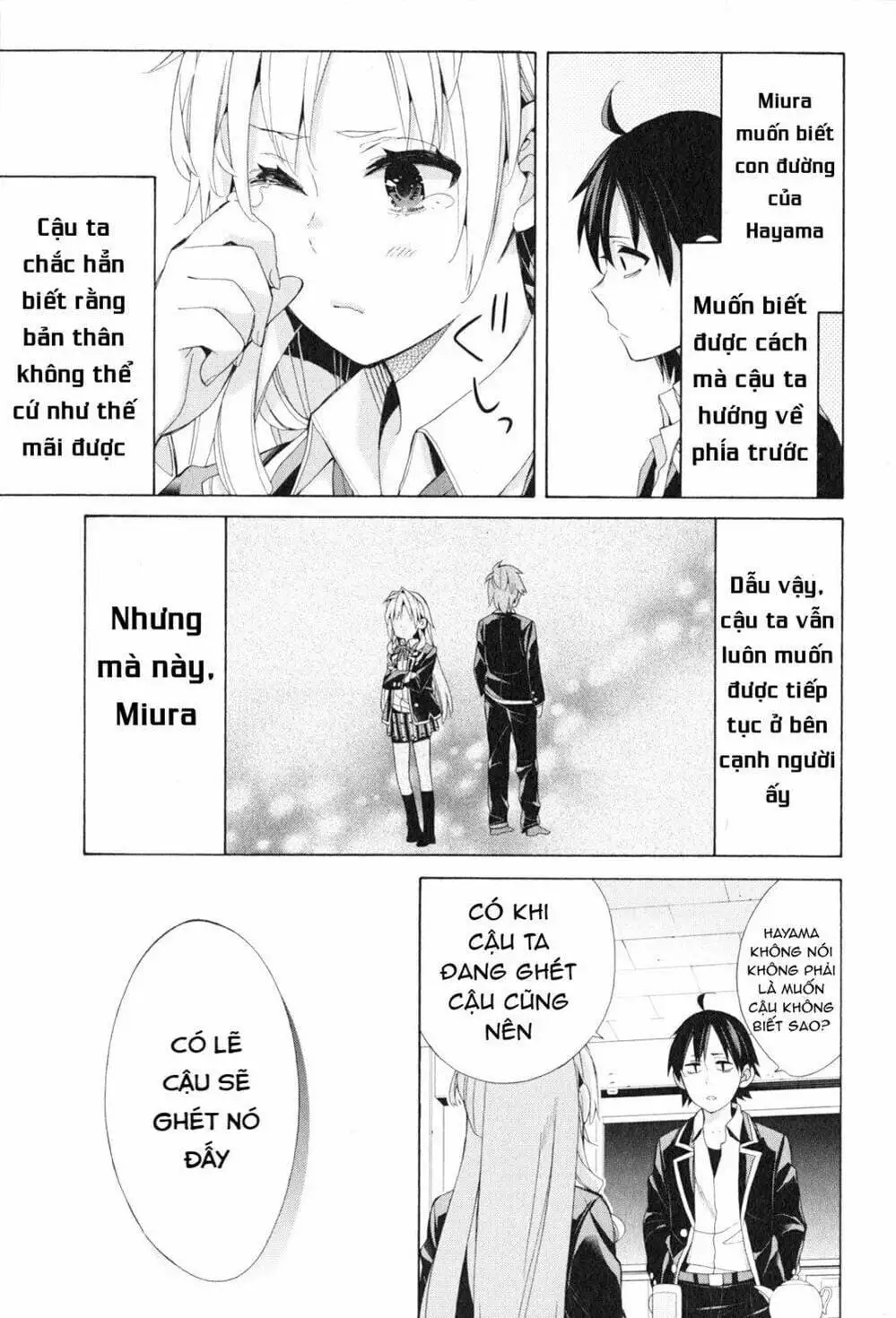 Truyện Tranh Chuyện Tình Thanh Xuân Bi Hài Của Tôi Quả Nhiên Là Sai Lầm - Oregairu trang 6