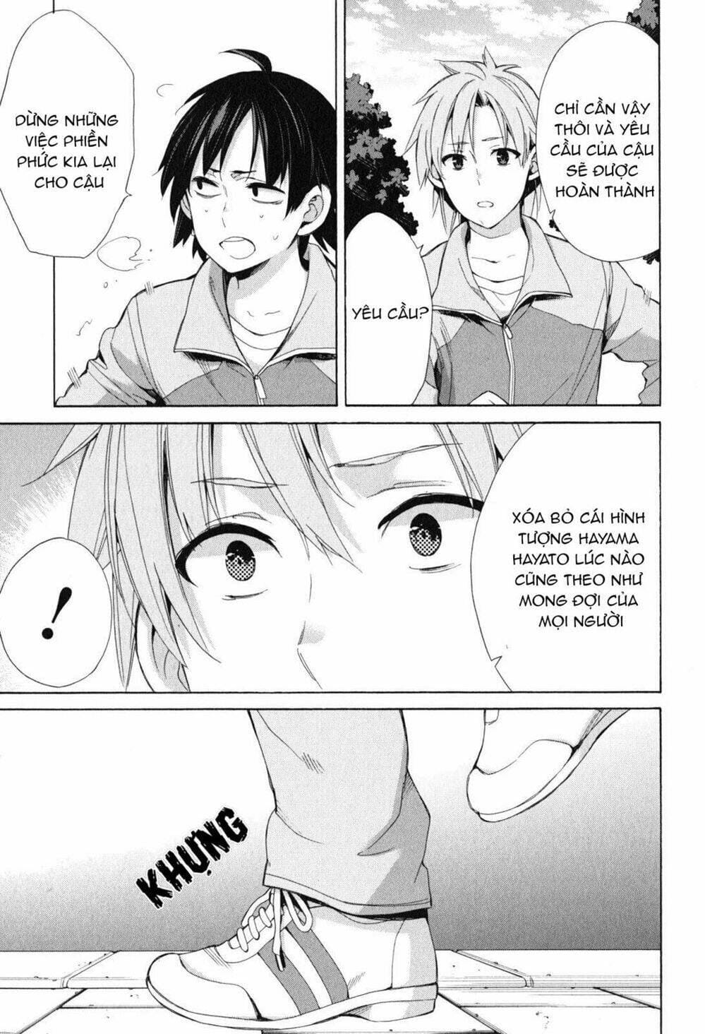 Truyện Tranh Chuyện Tình Thanh Xuân Bi Hài Của Tôi Quả Nhiên Là Sai Lầm - Oregairu trang 6