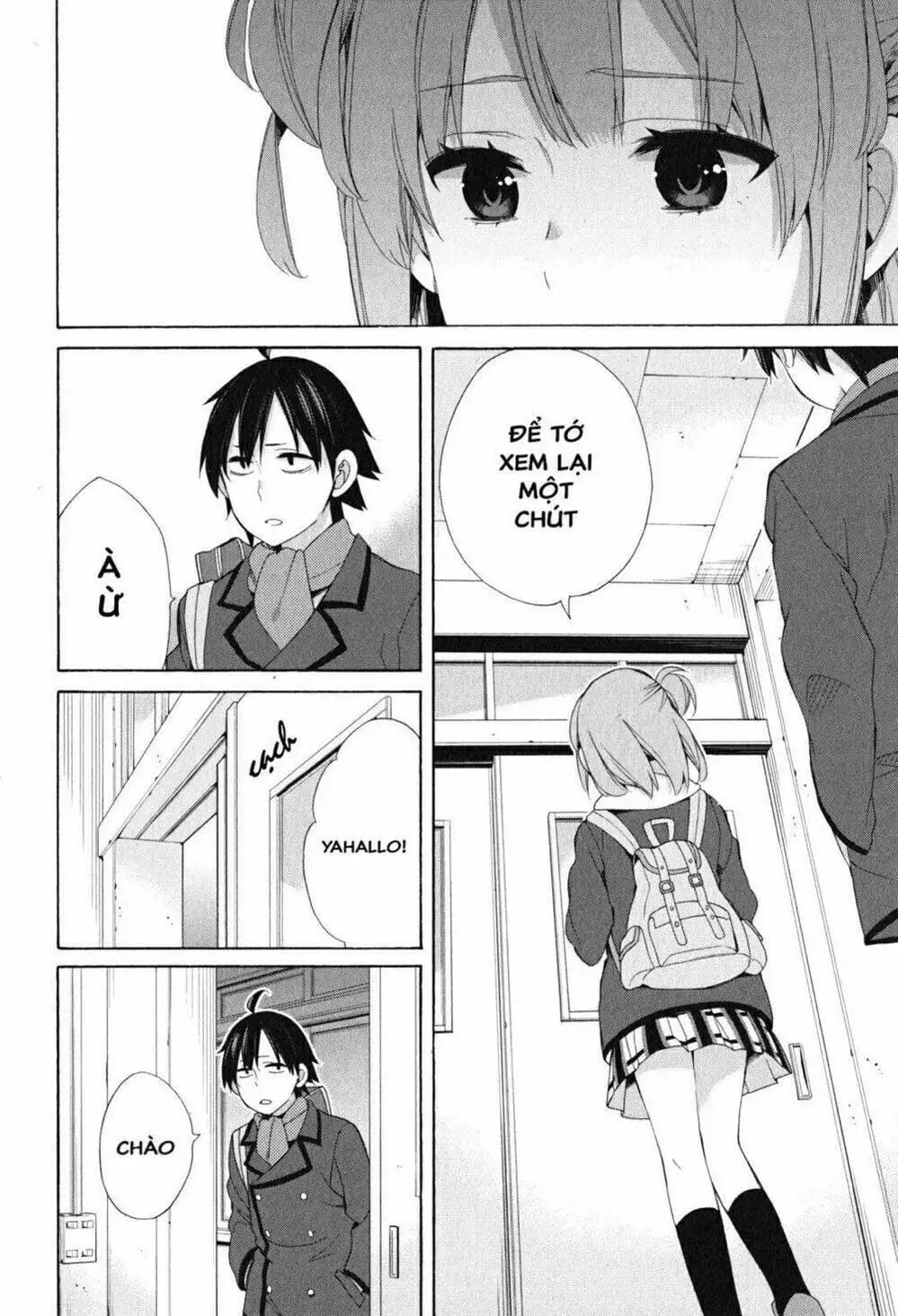 Truyện Tranh Chuyện Tình Thanh Xuân Bi Hài Của Tôi Quả Nhiên Là Sai Lầm - Oregairu trang 6