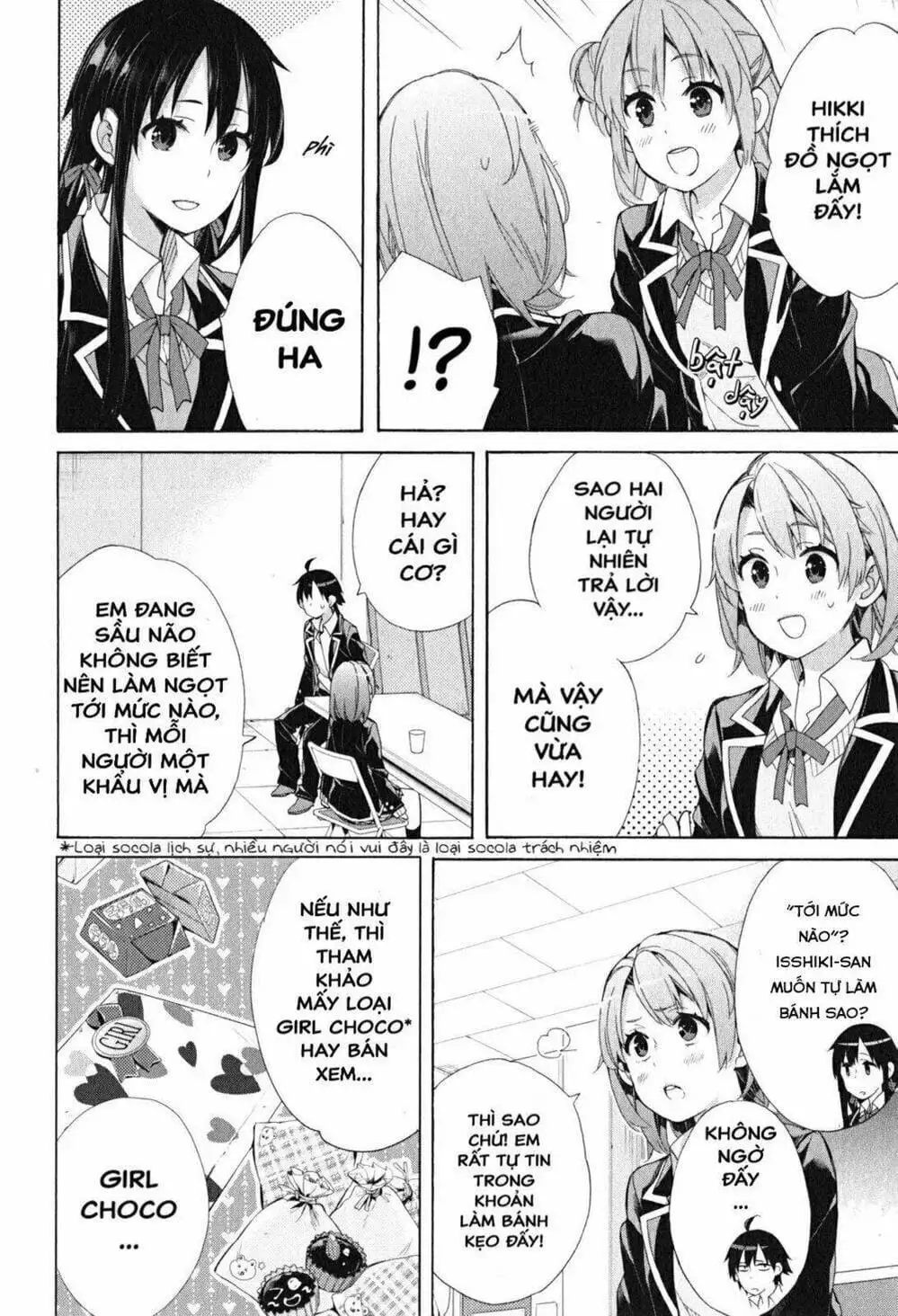 Truyện Tranh Chuyện Tình Thanh Xuân Bi Hài Của Tôi Quả Nhiên Là Sai Lầm - Oregairu trang 6