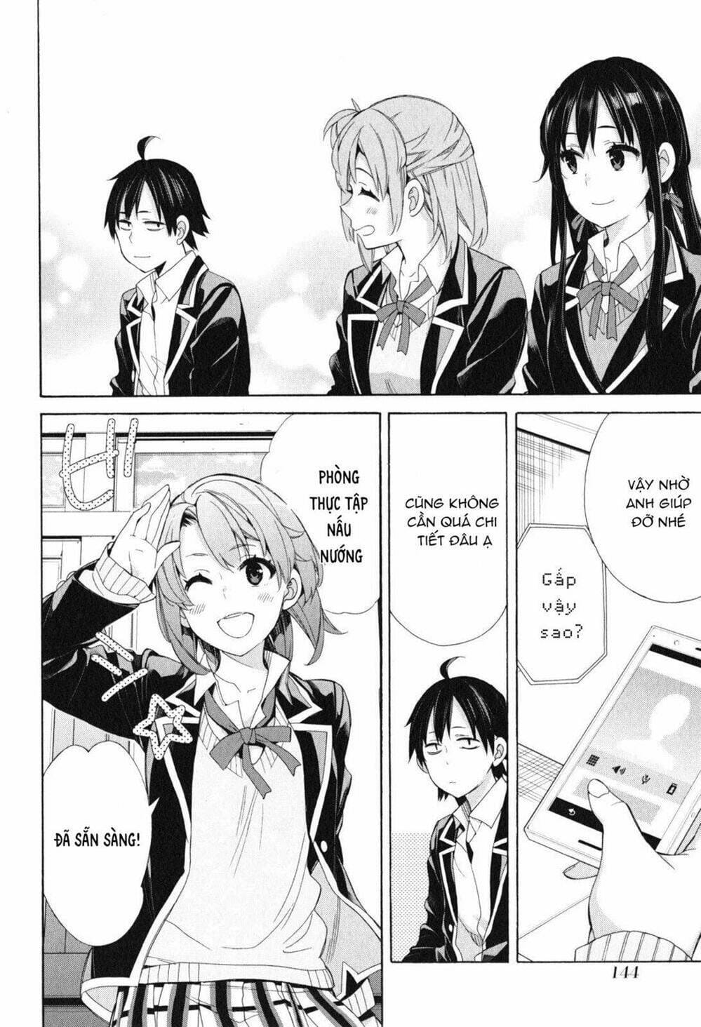 Truyện Tranh Chuyện Tình Thanh Xuân Bi Hài Của Tôi Quả Nhiên Là Sai Lầm - Oregairu trang 6
