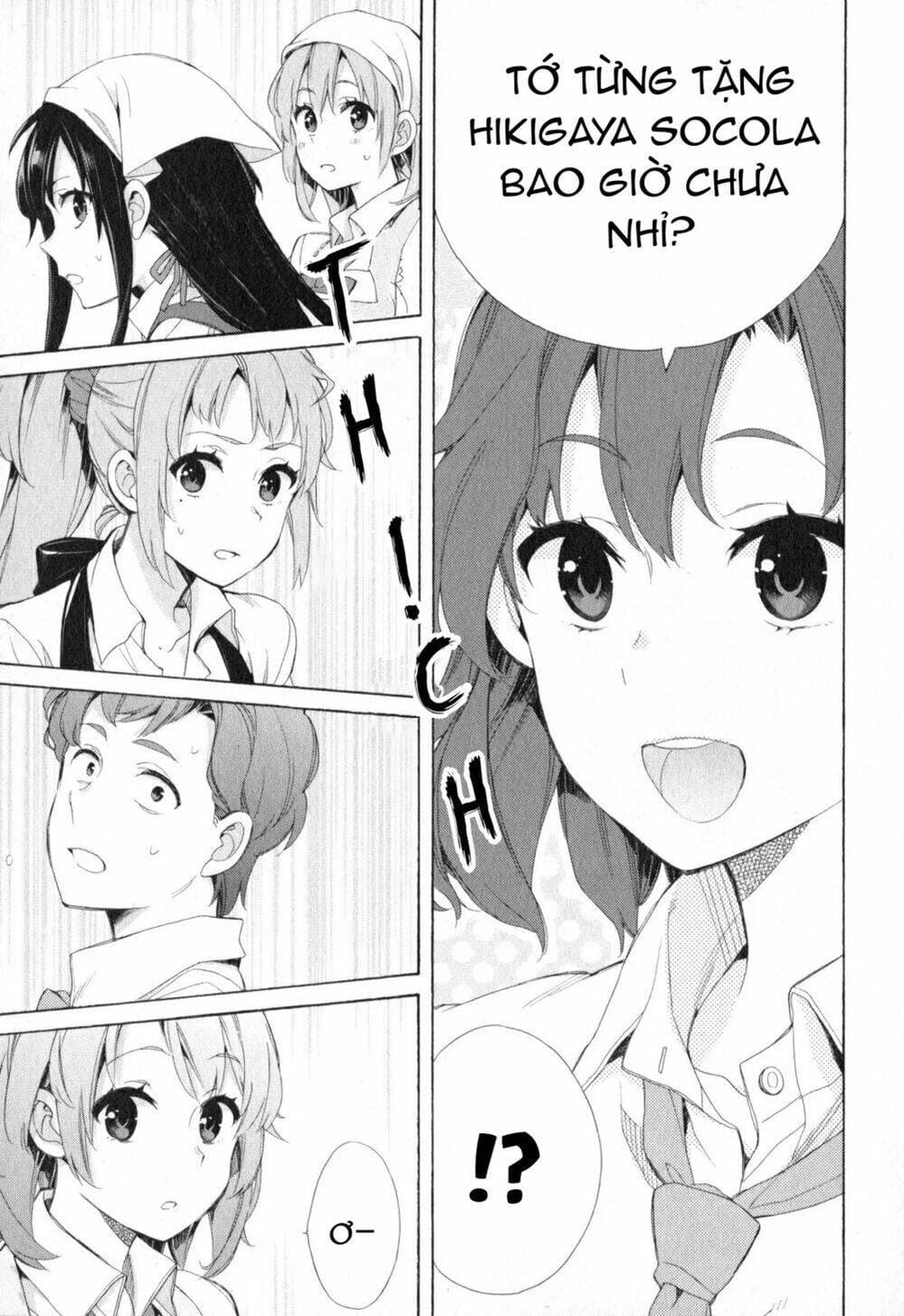 Truyện Tranh Chuyện Tình Thanh Xuân Bi Hài Của Tôi Quả Nhiên Là Sai Lầm - Oregairu trang 6