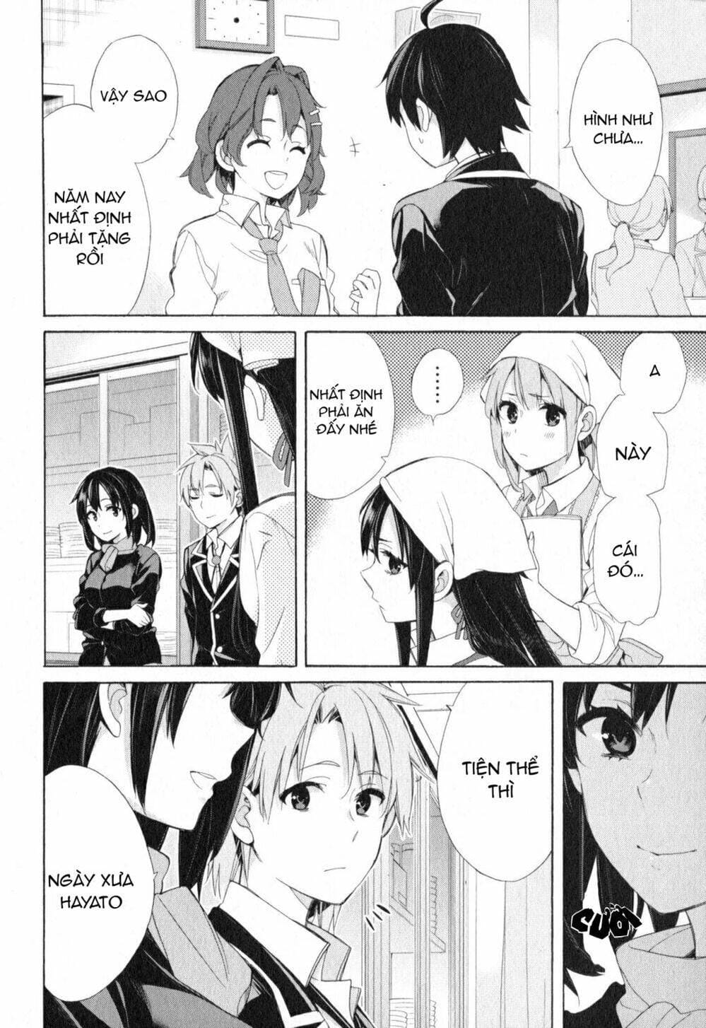 Truyện Tranh Chuyện Tình Thanh Xuân Bi Hài Của Tôi Quả Nhiên Là Sai Lầm - Oregairu trang 6