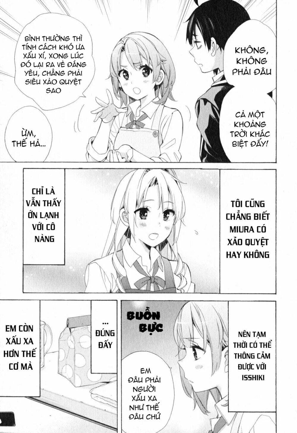 Truyện Tranh Chuyện Tình Thanh Xuân Bi Hài Của Tôi Quả Nhiên Là Sai Lầm - Oregairu trang 6