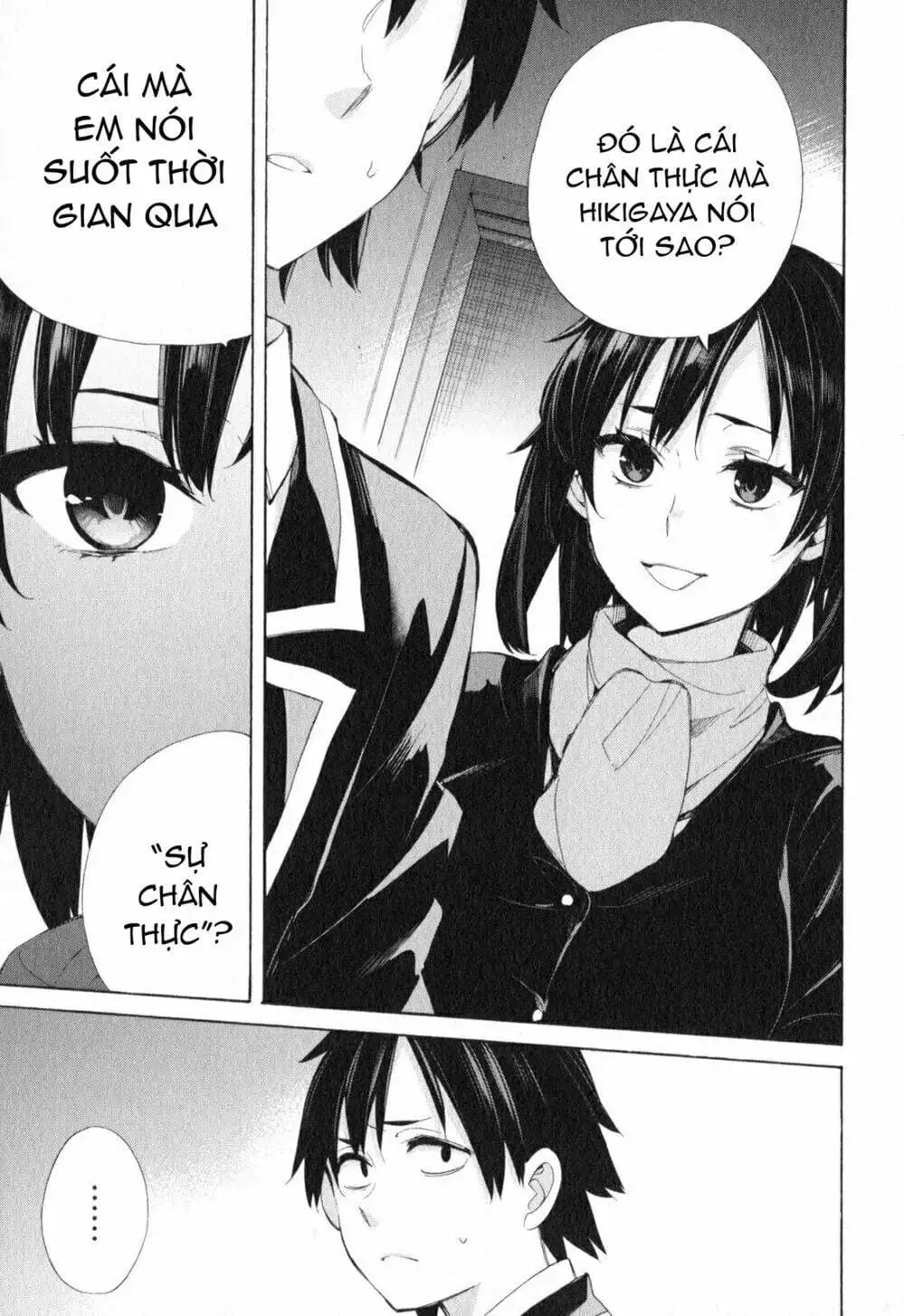 Truyện Tranh Chuyện Tình Thanh Xuân Bi Hài Của Tôi Quả Nhiên Là Sai Lầm - Oregairu trang 6