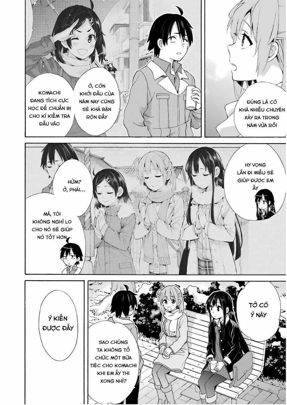 Truyện Tranh Chuyện Tình Thanh Xuân Bi Hài Của Tôi Quả Nhiên Là Sai Lầm - Oregairu trang 6