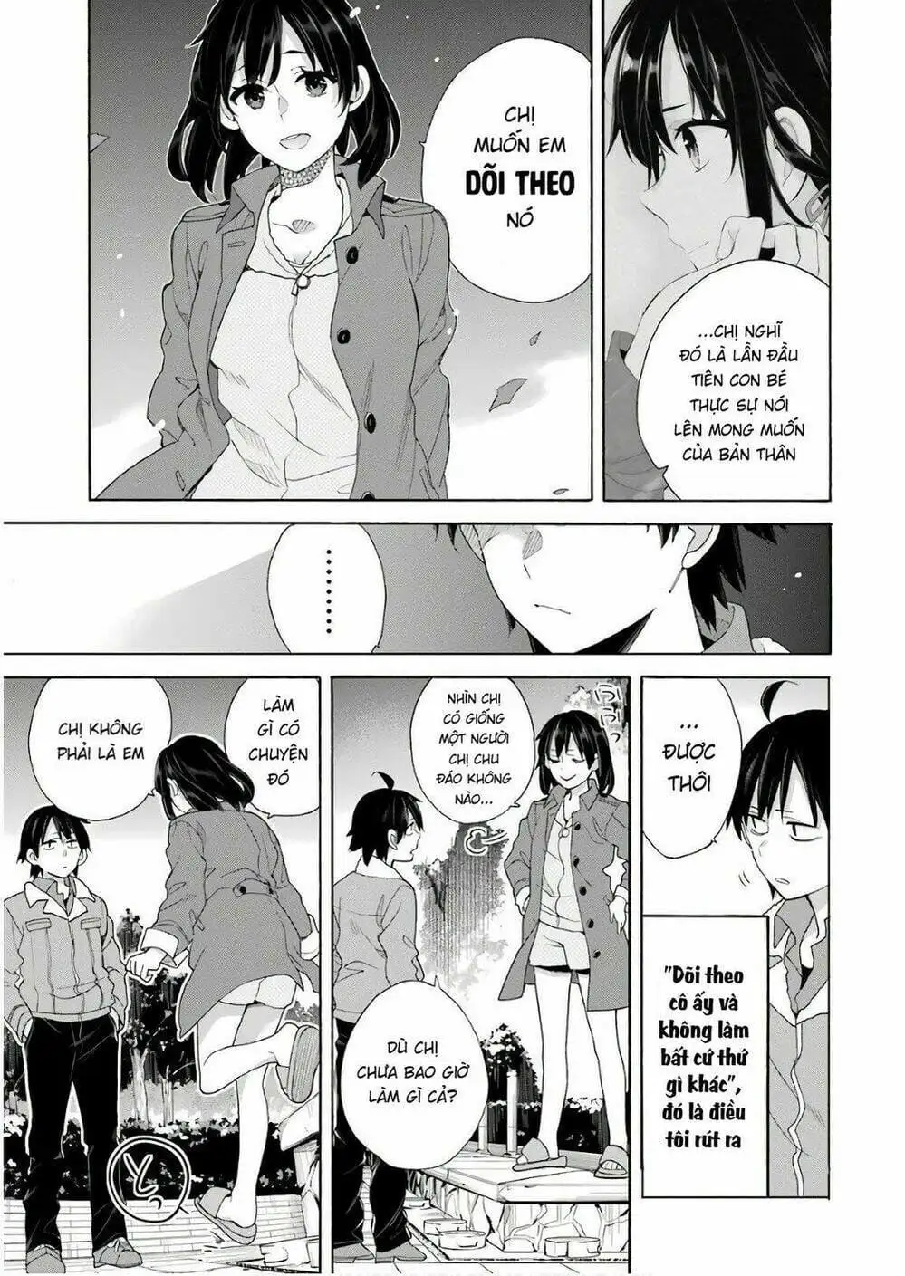 Truyện Tranh Chuyện Tình Thanh Xuân Bi Hài Của Tôi Quả Nhiên Là Sai Lầm - Oregairu trang 6