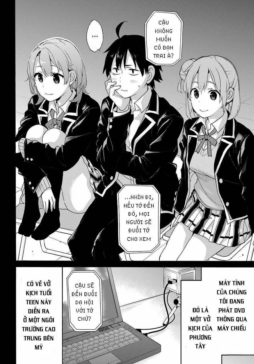 Truyện Tranh Chuyện Tình Thanh Xuân Bi Hài Của Tôi Quả Nhiên Là Sai Lầm - Oregairu trang 6