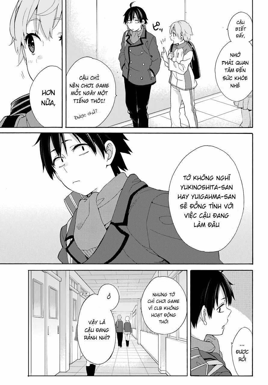 Truyện Tranh Chuyện Tình Thanh Xuân Bi Hài Của Tôi Quả Nhiên Là Sai Lầm - Oregairu trang 6