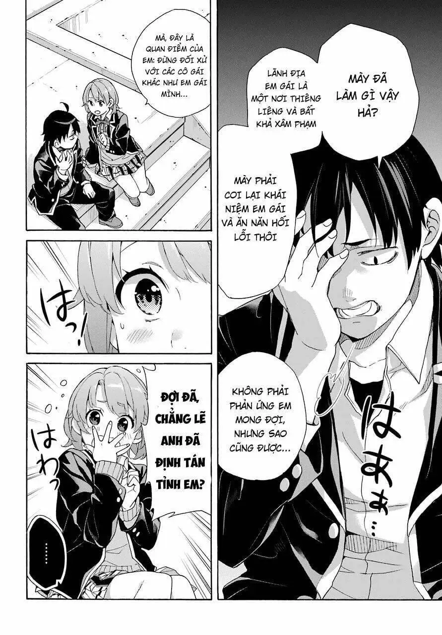 Truyện Tranh Chuyện Tình Thanh Xuân Bi Hài Của Tôi Quả Nhiên Là Sai Lầm - Oregairu trang 6