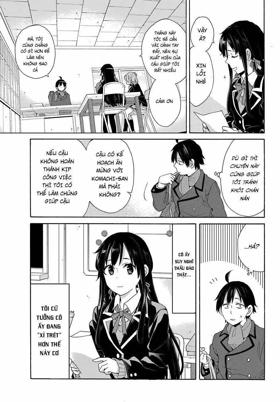 Truyện Tranh Chuyện Tình Thanh Xuân Bi Hài Của Tôi Quả Nhiên Là Sai Lầm - Oregairu trang 6