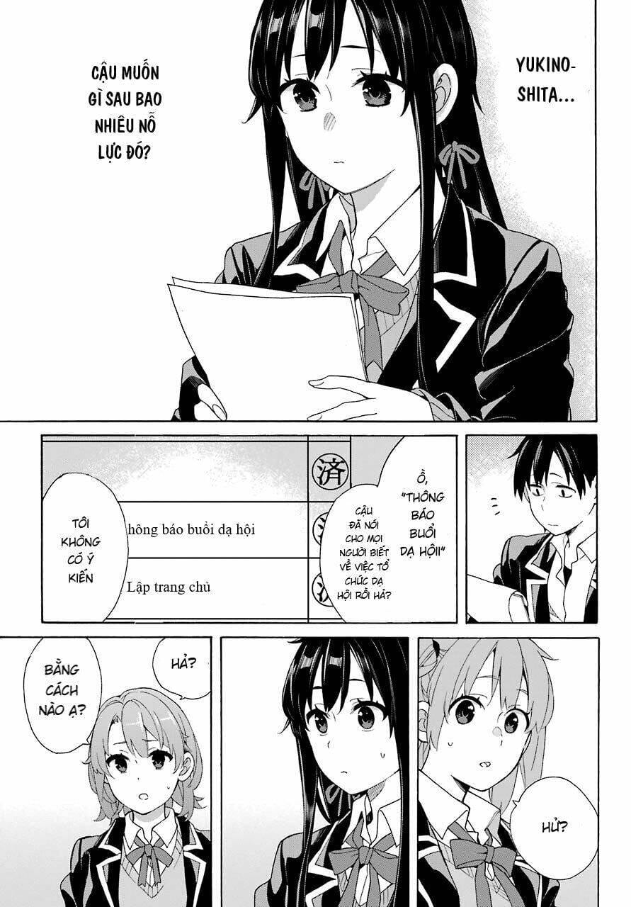 Truyện Tranh Chuyện Tình Thanh Xuân Bi Hài Của Tôi Quả Nhiên Là Sai Lầm - Oregairu trang 6