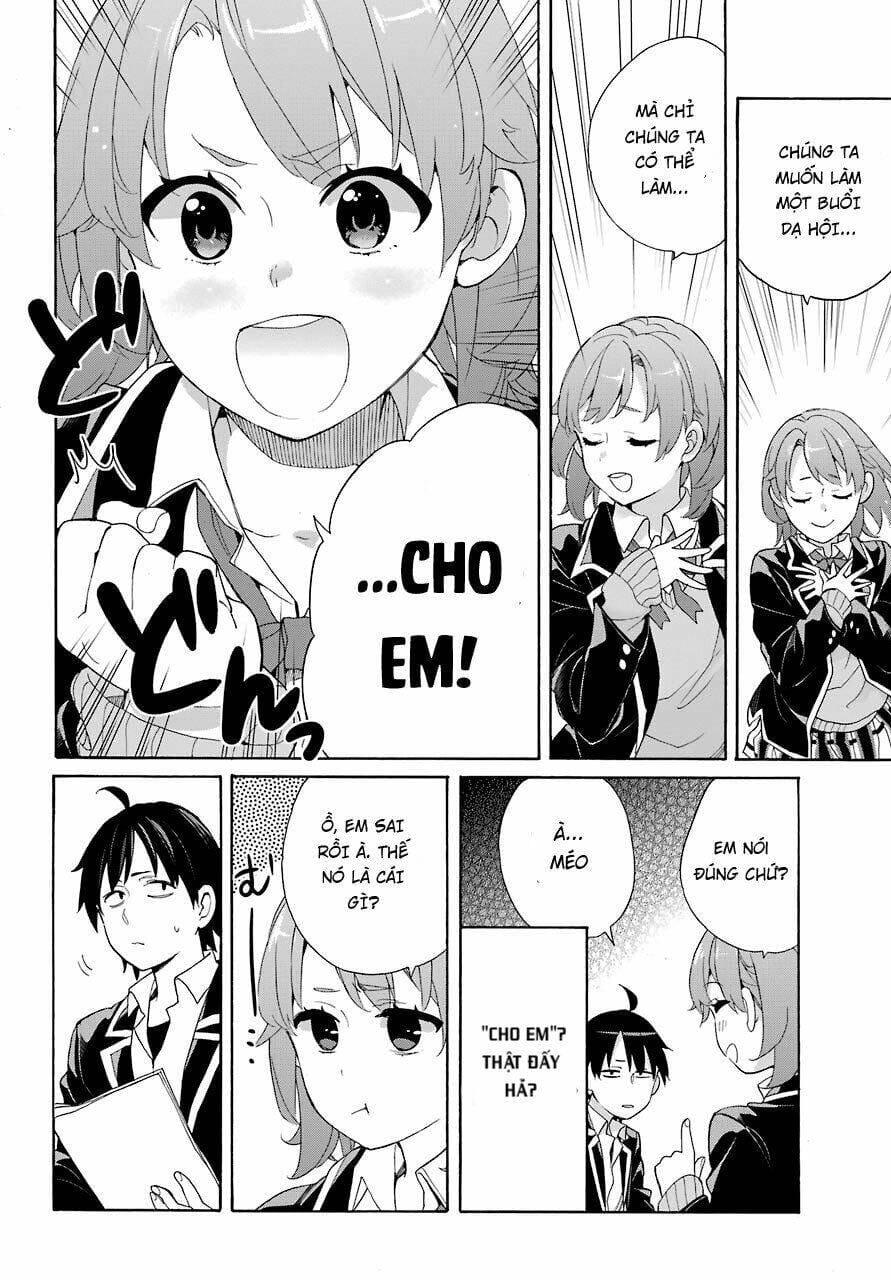 Truyện Tranh Chuyện Tình Thanh Xuân Bi Hài Của Tôi Quả Nhiên Là Sai Lầm - Oregairu trang 6