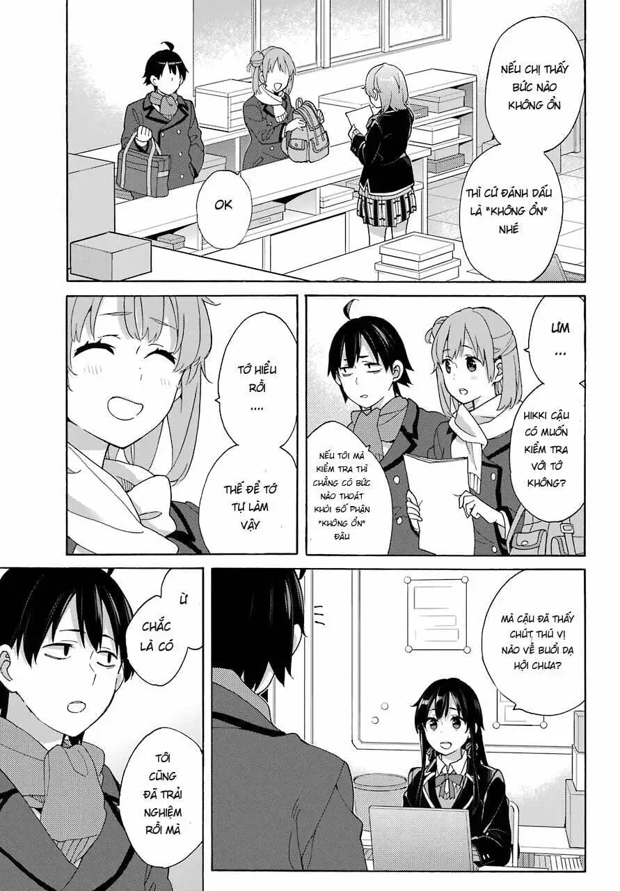 Truyện Tranh Chuyện Tình Thanh Xuân Bi Hài Của Tôi Quả Nhiên Là Sai Lầm - Oregairu trang 6