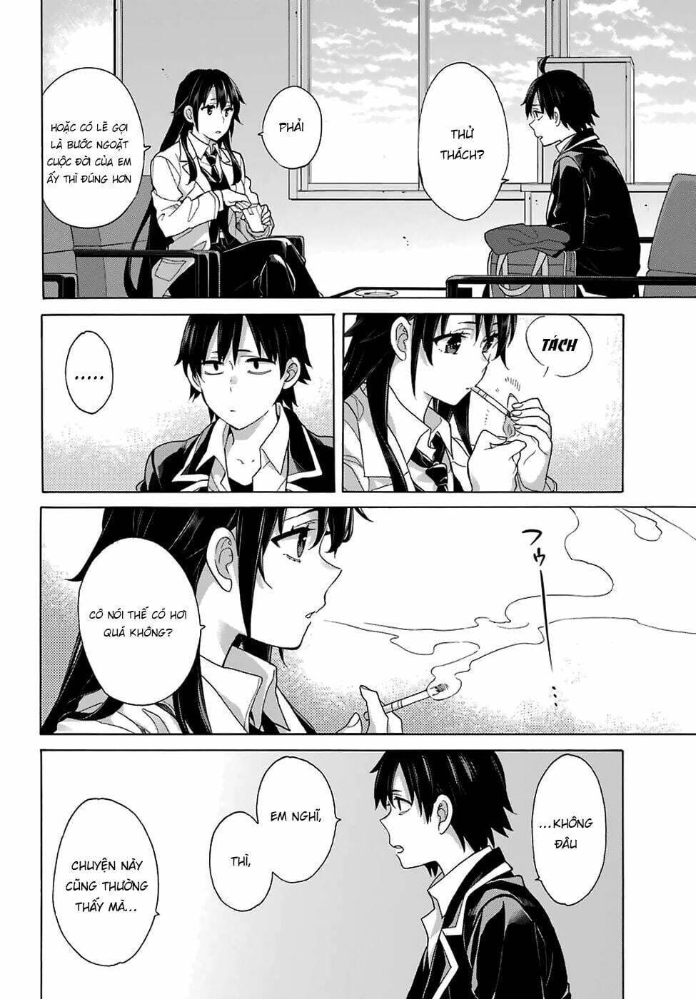 Truyện Tranh Chuyện Tình Thanh Xuân Bi Hài Của Tôi Quả Nhiên Là Sai Lầm - Oregairu trang 6