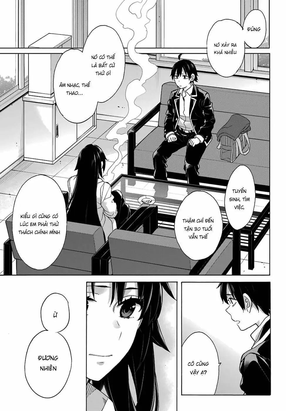 Truyện Tranh Chuyện Tình Thanh Xuân Bi Hài Của Tôi Quả Nhiên Là Sai Lầm - Oregairu trang 6
