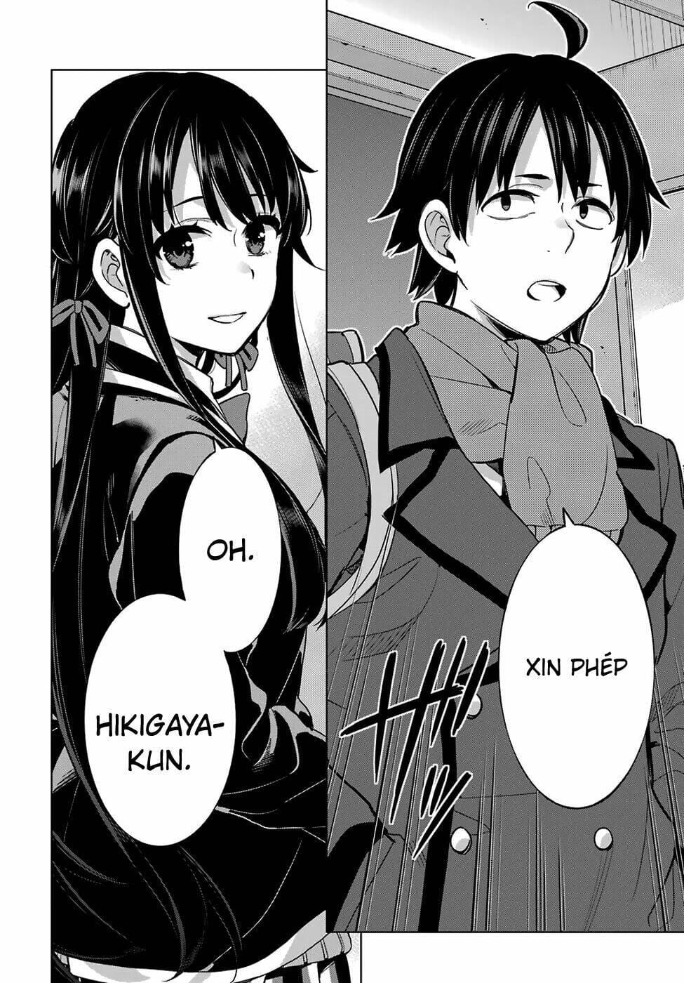Truyện Tranh Chuyện Tình Thanh Xuân Bi Hài Của Tôi Quả Nhiên Là Sai Lầm - Oregairu trang 6