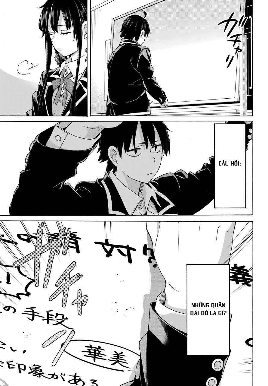 Truyện Tranh Chuyện Tình Thanh Xuân Bi Hài Của Tôi Quả Nhiên Là Sai Lầm - Oregairu trang 6