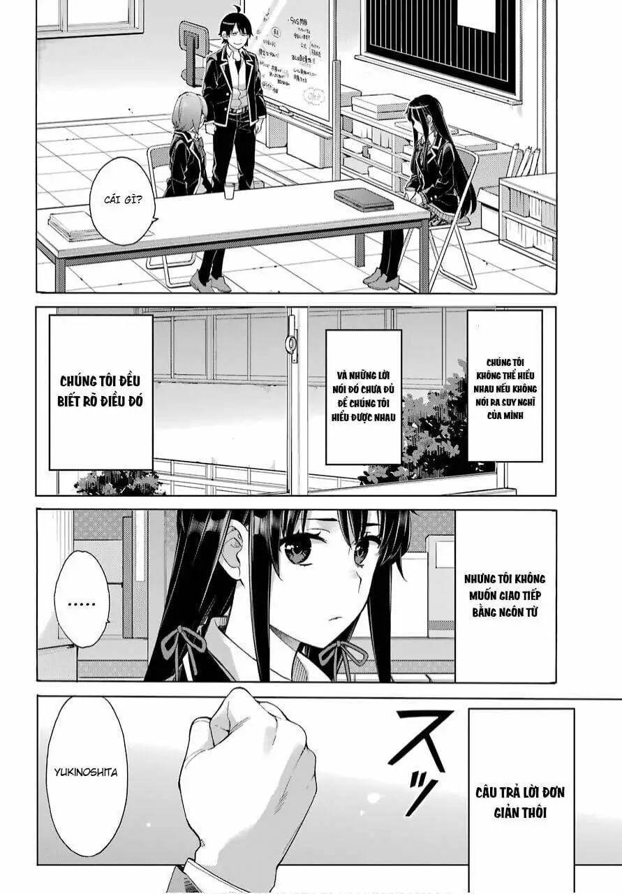 Truyện Tranh Chuyện Tình Thanh Xuân Bi Hài Của Tôi Quả Nhiên Là Sai Lầm - Oregairu trang 6