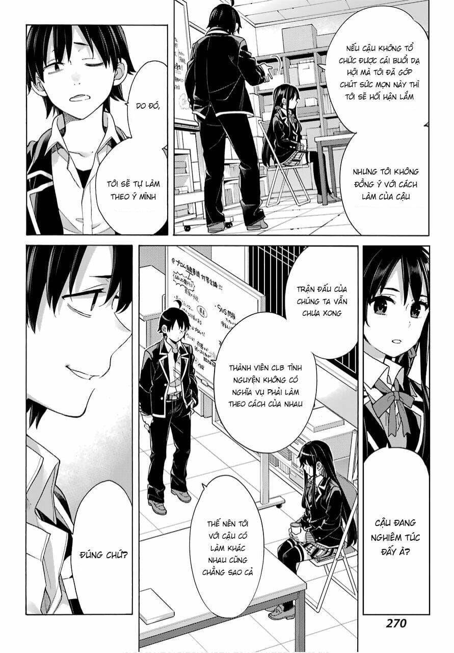 Truyện Tranh Chuyện Tình Thanh Xuân Bi Hài Của Tôi Quả Nhiên Là Sai Lầm - Oregairu trang 6