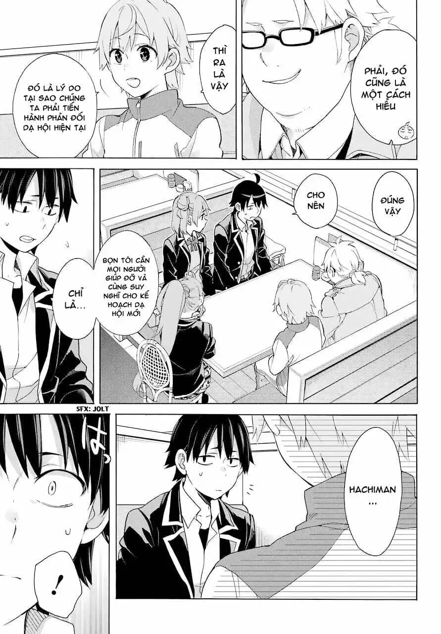 Truyện Tranh Chuyện Tình Thanh Xuân Bi Hài Của Tôi Quả Nhiên Là Sai Lầm - Oregairu trang 6