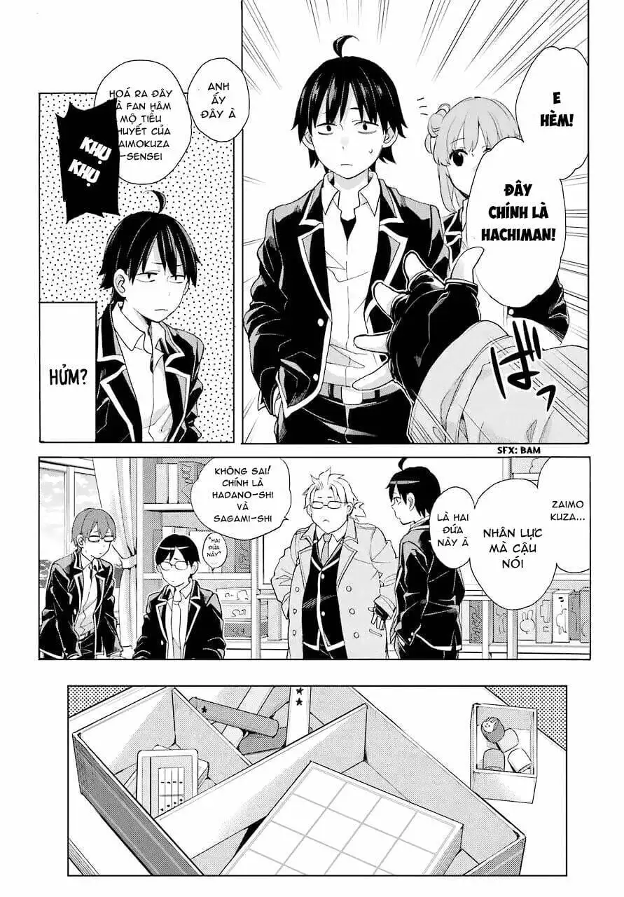 Truyện Tranh Chuyện Tình Thanh Xuân Bi Hài Của Tôi Quả Nhiên Là Sai Lầm - Oregairu trang 6