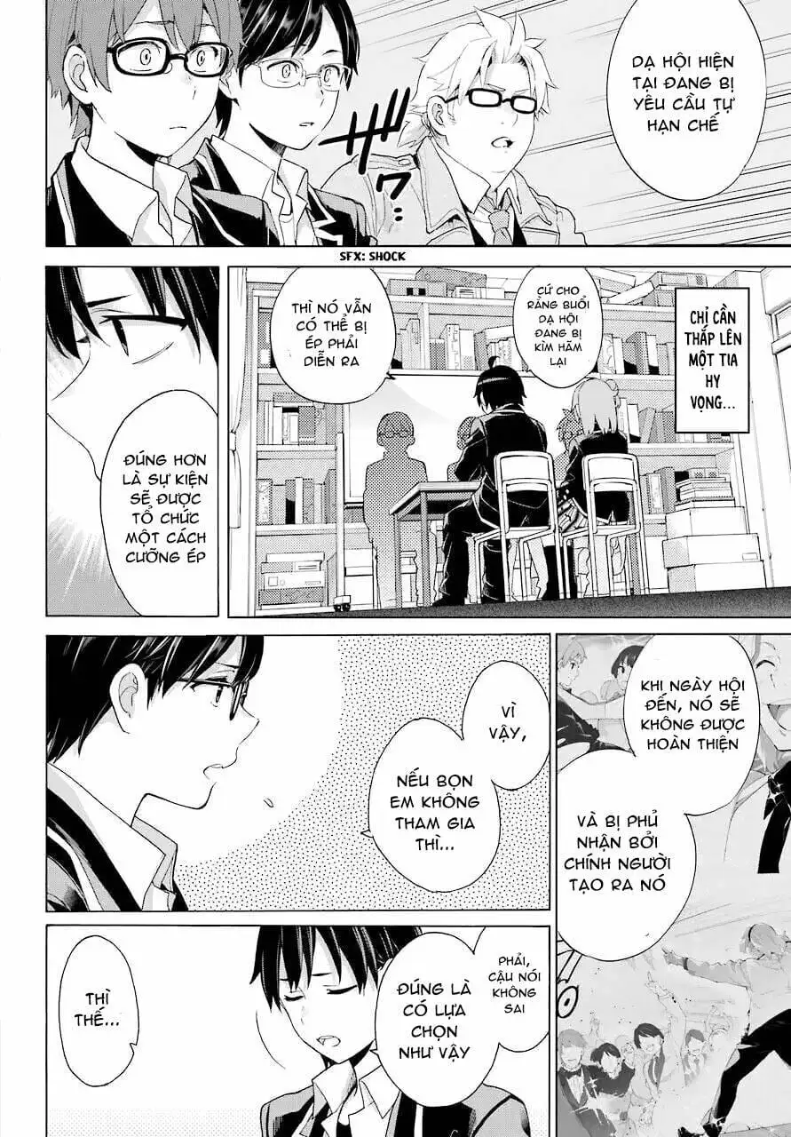 Truyện Tranh Chuyện Tình Thanh Xuân Bi Hài Của Tôi Quả Nhiên Là Sai Lầm - Oregairu trang 6