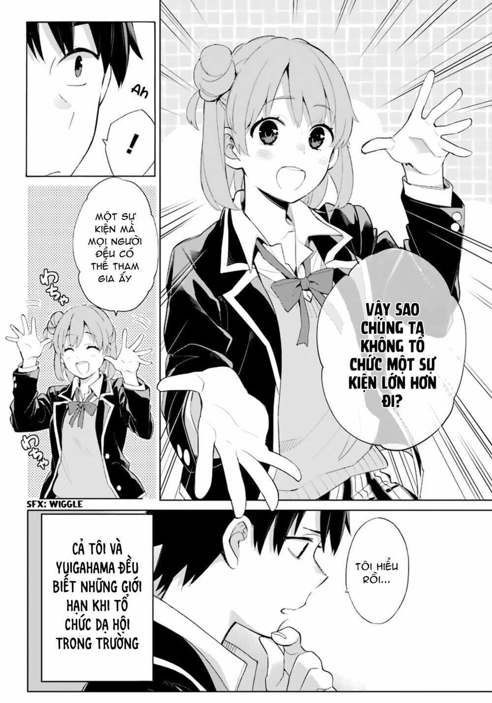 Truyện Tranh Chuyện Tình Thanh Xuân Bi Hài Của Tôi Quả Nhiên Là Sai Lầm - Oregairu trang 6