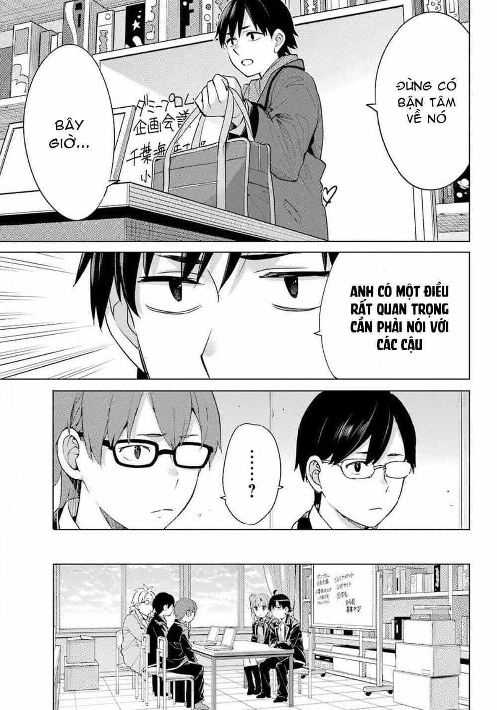 Truyện Tranh Chuyện Tình Thanh Xuân Bi Hài Của Tôi Quả Nhiên Là Sai Lầm - Oregairu trang 6