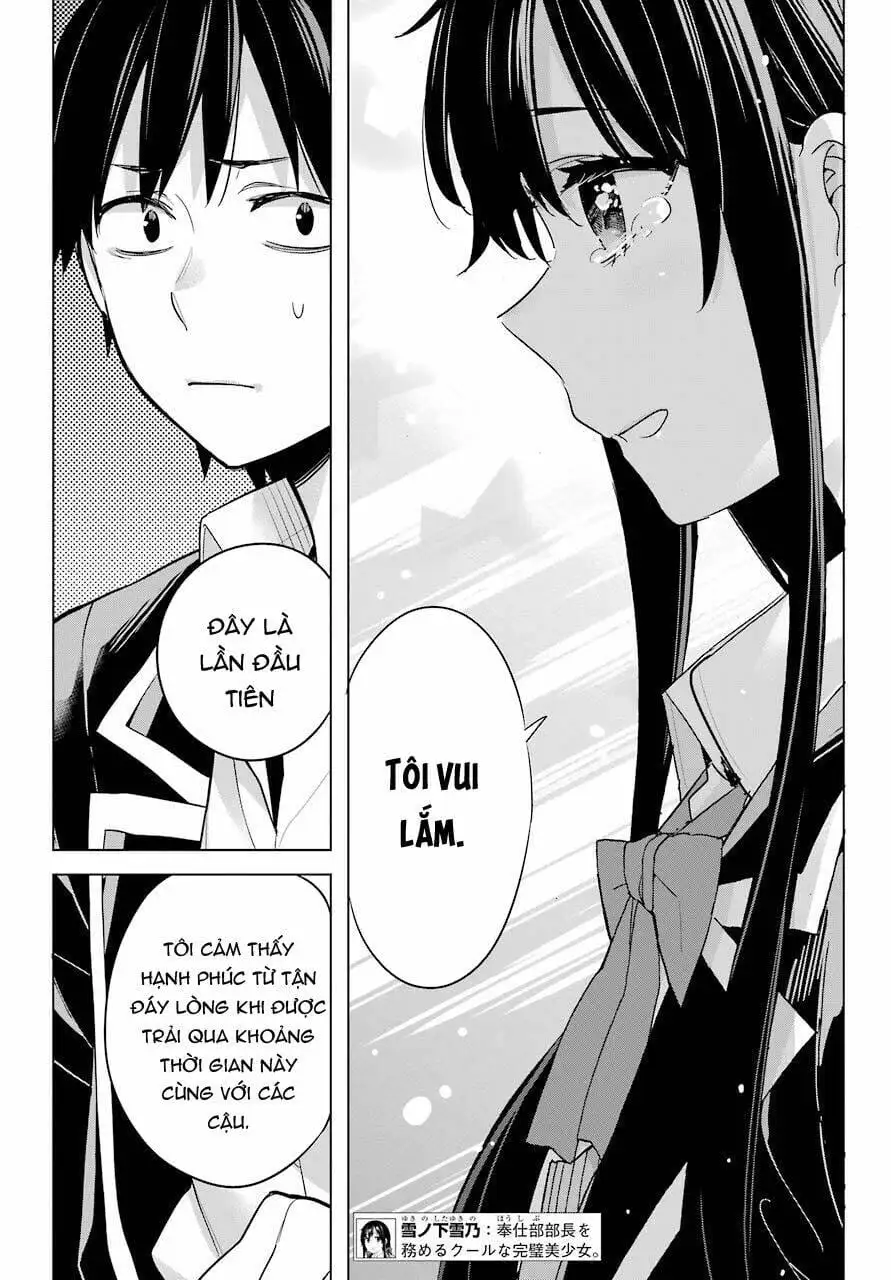 Truyện Tranh Chuyện Tình Thanh Xuân Bi Hài Của Tôi Quả Nhiên Là Sai Lầm - Oregairu trang 6