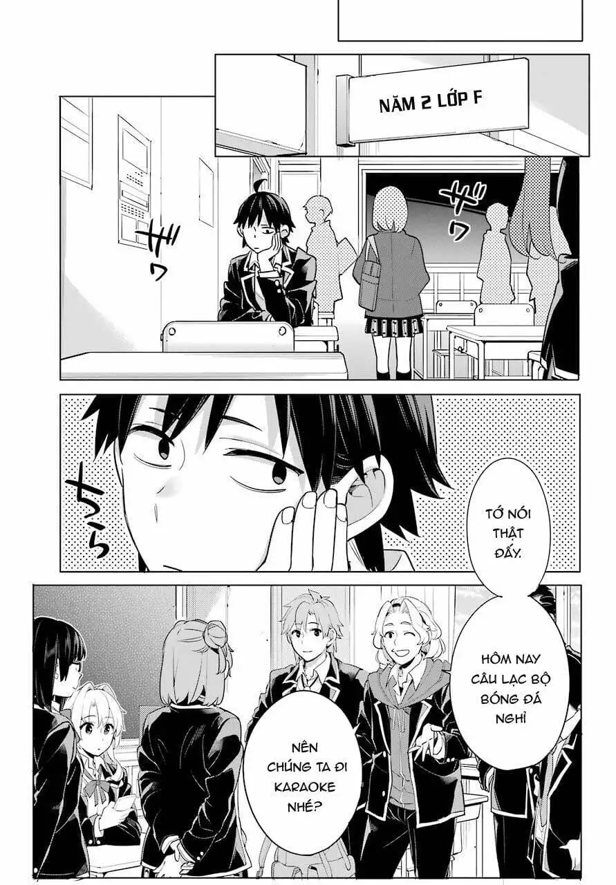 Truyện Tranh Chuyện Tình Thanh Xuân Bi Hài Của Tôi Quả Nhiên Là Sai Lầm - Oregairu trang 6