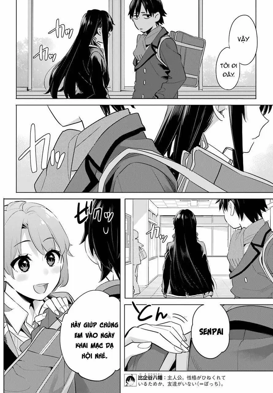 Truyện Tranh Chuyện Tình Thanh Xuân Bi Hài Của Tôi Quả Nhiên Là Sai Lầm - Oregairu trang 6