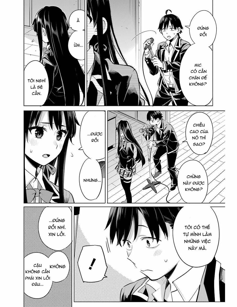 Truyện Tranh Chuyện Tình Thanh Xuân Bi Hài Của Tôi Quả Nhiên Là Sai Lầm - Oregairu trang 6