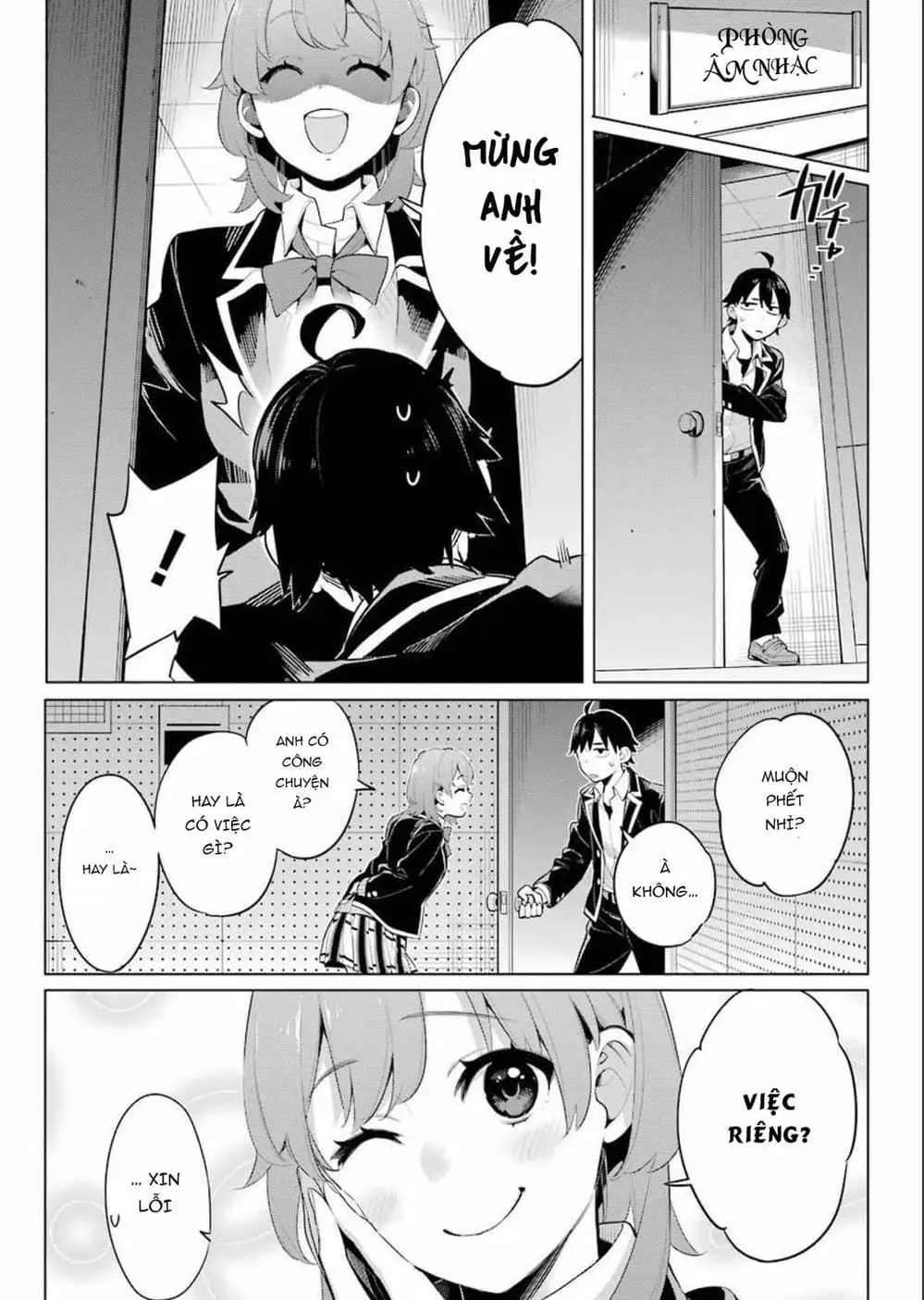 Truyện Tranh Chuyện Tình Thanh Xuân Bi Hài Của Tôi Quả Nhiên Là Sai Lầm - Oregairu trang 6