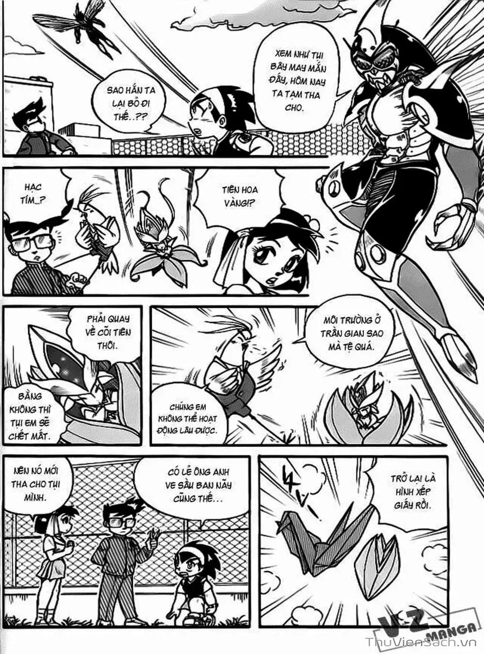 Truyện Tranh Hiệp Sĩ Giấy - Origami Fighter trang 5