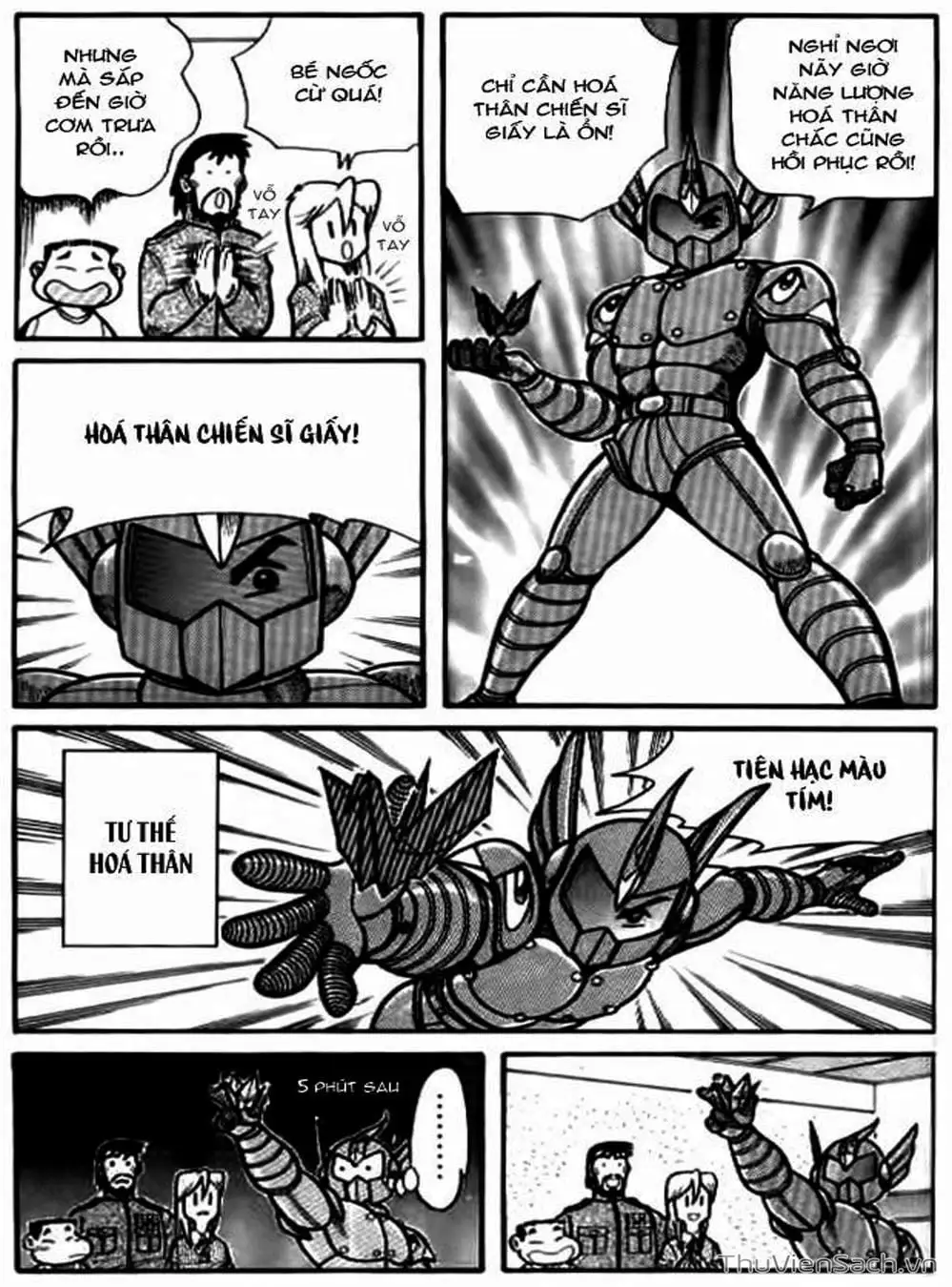 Truyện Tranh Hiệp Sĩ Giấy - Origami Fighter trang 5