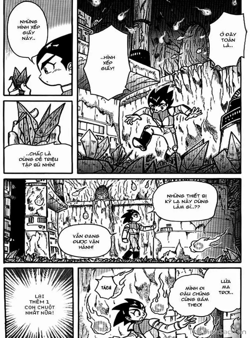 Truyện Tranh Hiệp Sĩ Giấy - Origami Fighter trang 5